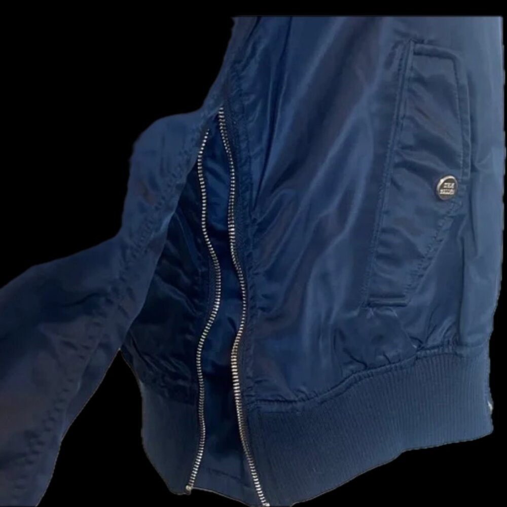 🧥 Steve Madden Navy Bomber Jacket - Picture 4 of 5